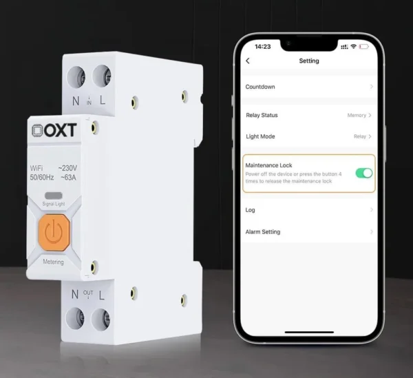 inteligentny sterownik oxt 63a licznik wifi tuya t335 5228086753c343c19095f79c6b181f77