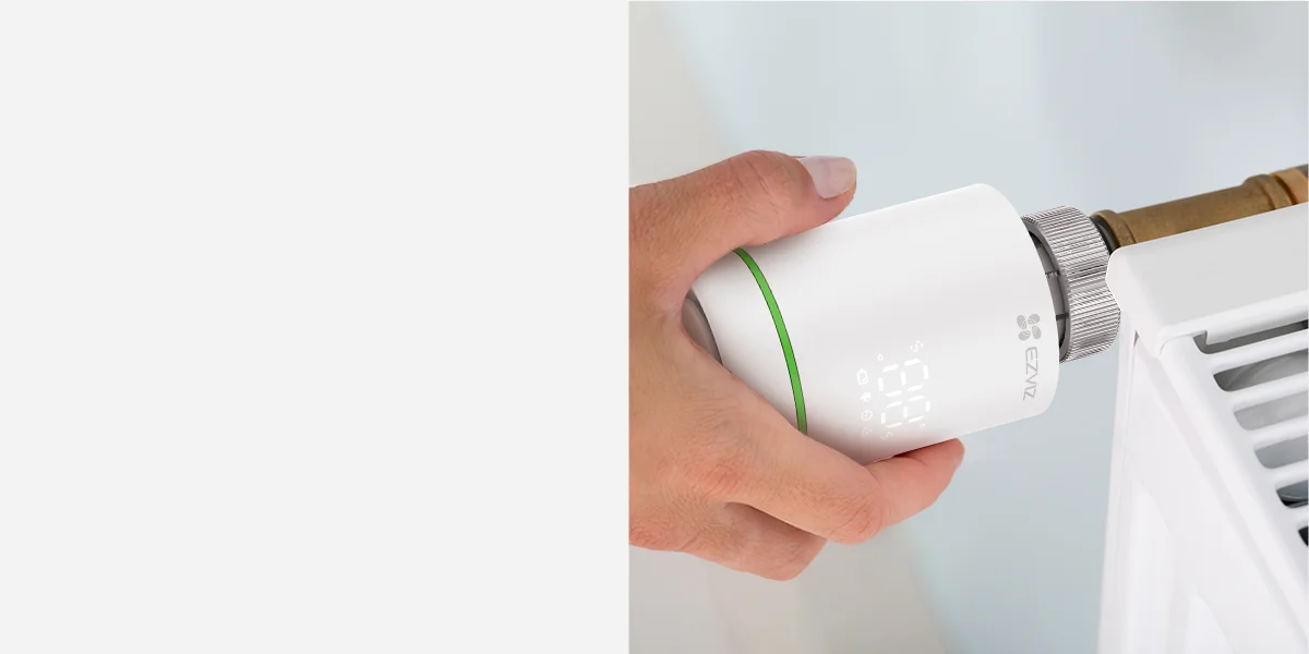 EZVIZ T55 - inteligentny termostat grzejnikowy z samodzielną i naprawdę bezproblemową instalacją urządzenia