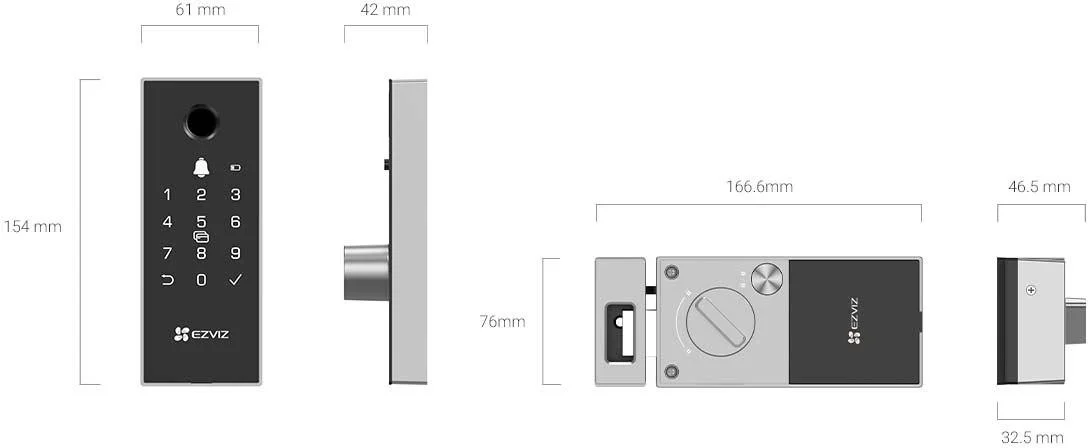 Specyfikacja techniczna modelu CS-DL03 Pro: