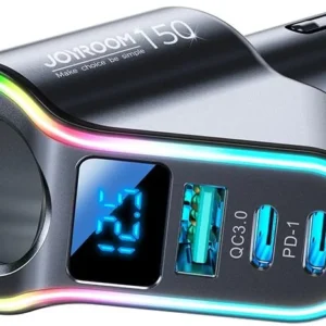 joyroom szybka adowarka samochodowa 4w1 usb a qc30 2xusb c p 5bcdddce1b0f456ea1de9b87f53027b7