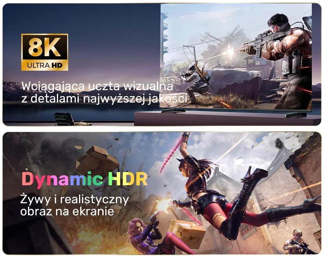 Kabel DisplayPort Unitek 1.4 8k 60hz, 4k 240hz, HDR, HDCP 2.3, DSC 1.2, 3m