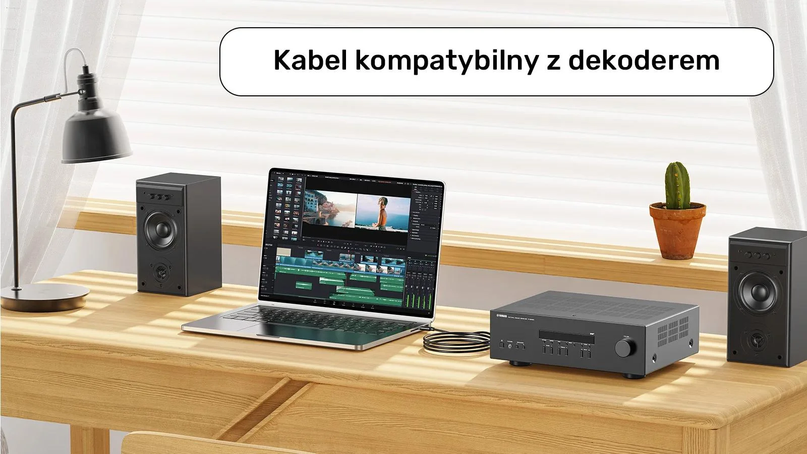 Kabel do drukarki Unitek USB C na USB B 2.0 czarny 5m