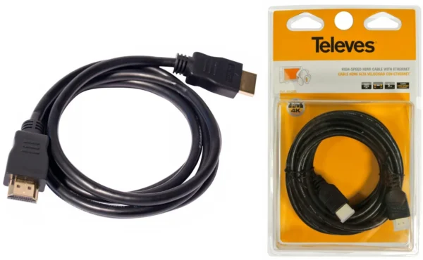 kabel hdmi 20 televes ref 494502 3m 4k f7c6d18d3117460595a489230a12ea41