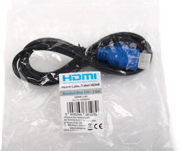kabel hdmi hdmi opticum standard blue 150 15m v14 44db3068e6494d0db58967109b281da7