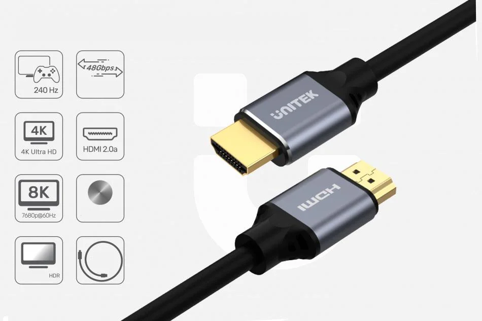Kabel HDMI Unitek C138W 2.1 8K UHD 2m