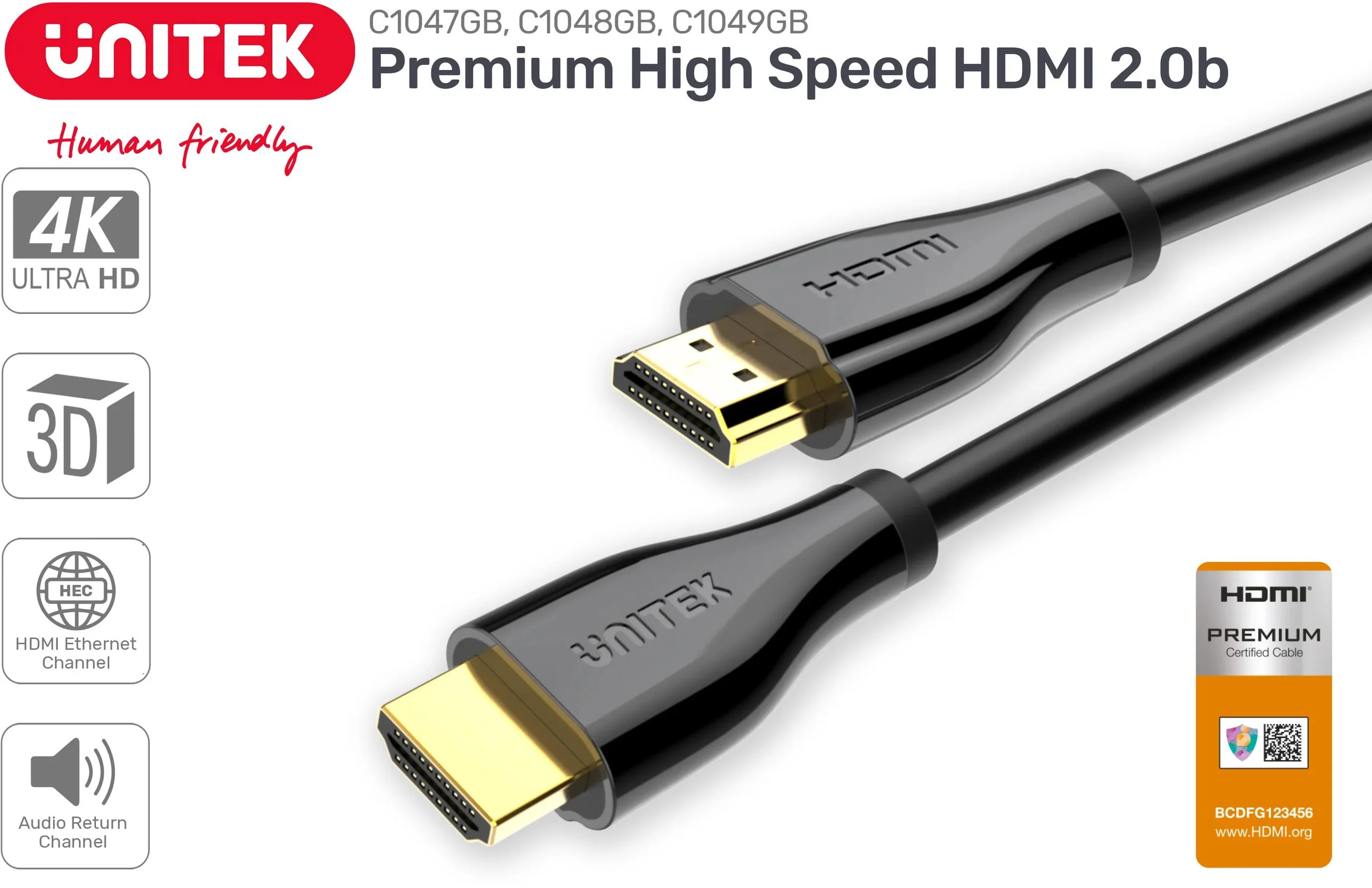 Kabel HDMI Unitek Certyfikowany przewód HDMI 2.0 3m