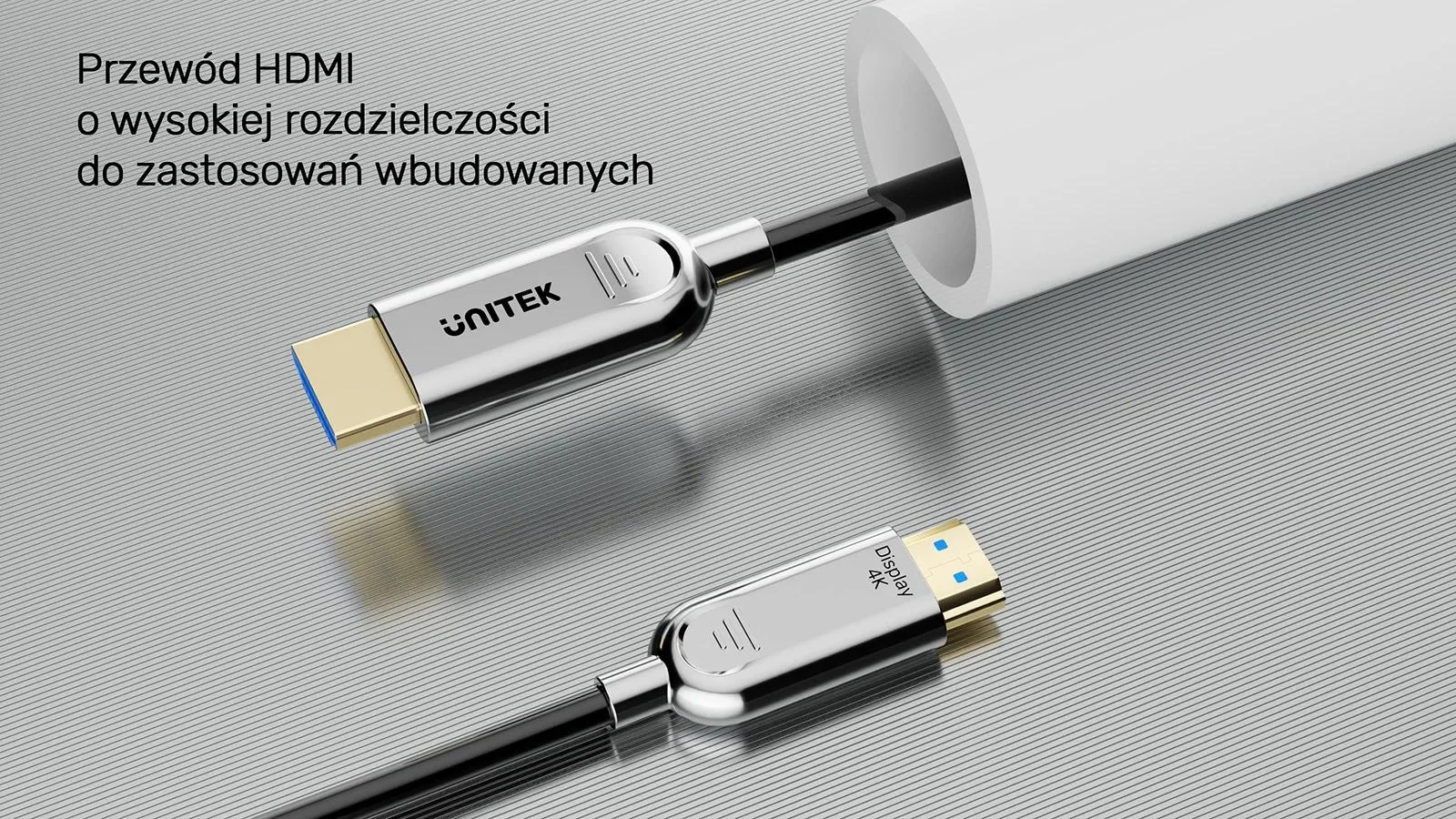 Kabel HDMI Unitek optyczny 2.0 AOC 4K 60Hz 40m
