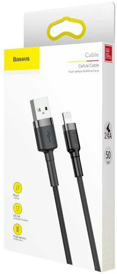 kabel usb a lightning iphone baseus cafule calklf ag1 50cm a 74a46b098ab44584aa64812d87179372