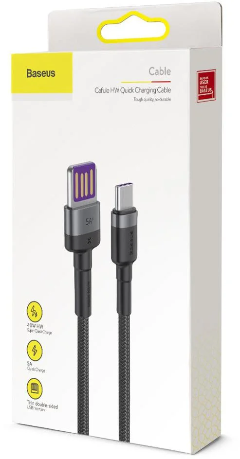 kabel usb a usb c baseus cafule catklf pg1 100cm supercharge eeec973050ef41f1baa28ef130030a42