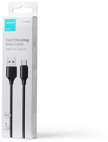 kabel usb a usb c joyroom s uc027a9 200cm 3a czarny 4fda7904f551494aa8a02dba19922df2