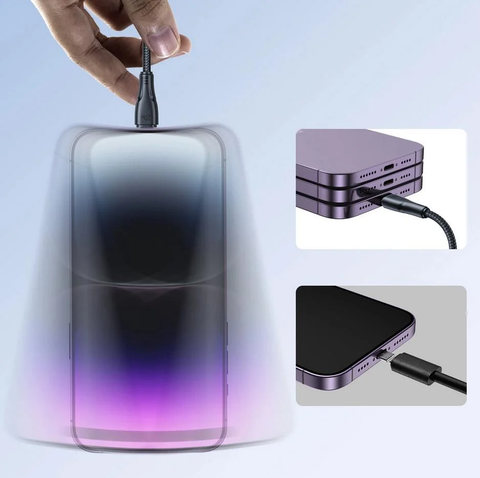 Kabel USB-C / Lightning Joyroom S-CL020A11 120cm 20W - wzmocniony oplot dla większej trwałości