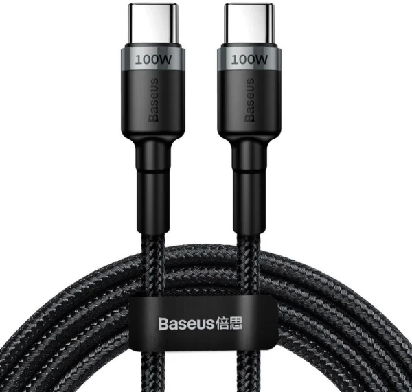 kabel usb c usb c baseus cafule catklf alg1 200cm 100w 5a pd 90f61b9dbdfc4d409a8a384da54fedea