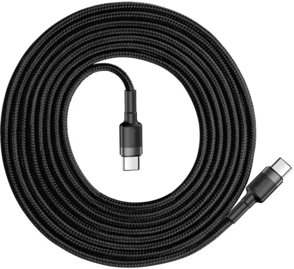 kabel usb c usb c baseus cafule catklf hg1 200cm 60w 3a pd 2 5db34441491b4fa69f409c504ab7a8b0