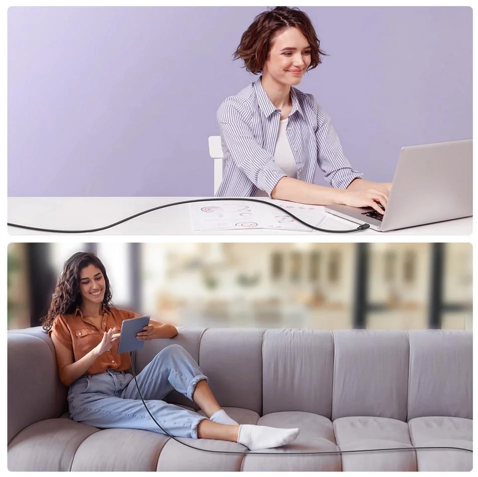 Kabel USB-C / USB-C Joyroom Fast Charging S-CC100A14 120 cm 60 W 5 A - komfort użycia i szybkie ładowanie