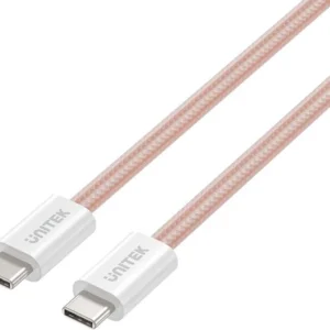 kabel zwijany magnetycznie unitek usb c pd 100w rozowy 1m 3b95c5e13efa4b1e81c4372c1b2f989f