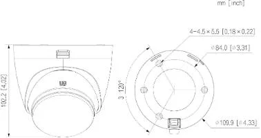 Kamera 4W1 Dahua HAC-HDW1249X-A-PRO-0280B-DIP