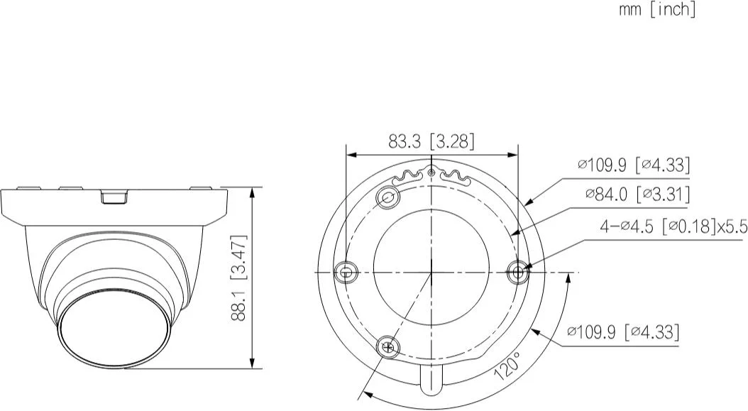 Kamera 4W1 Dahua HAC-HDW1500TLMQ-IL-A-0280B-S3-DIP