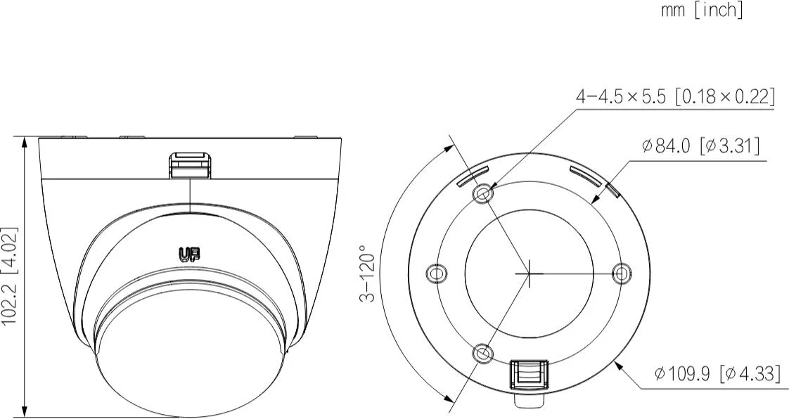 Kamera 4W1 Dahua HAC-HDW1549X-IL-A-PRO-0280B-DIP