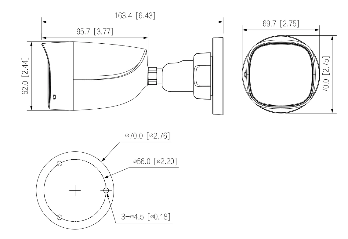 Kamera 4W1 Dahua HAC-HFW1200CL-IL-A-0280B-S6