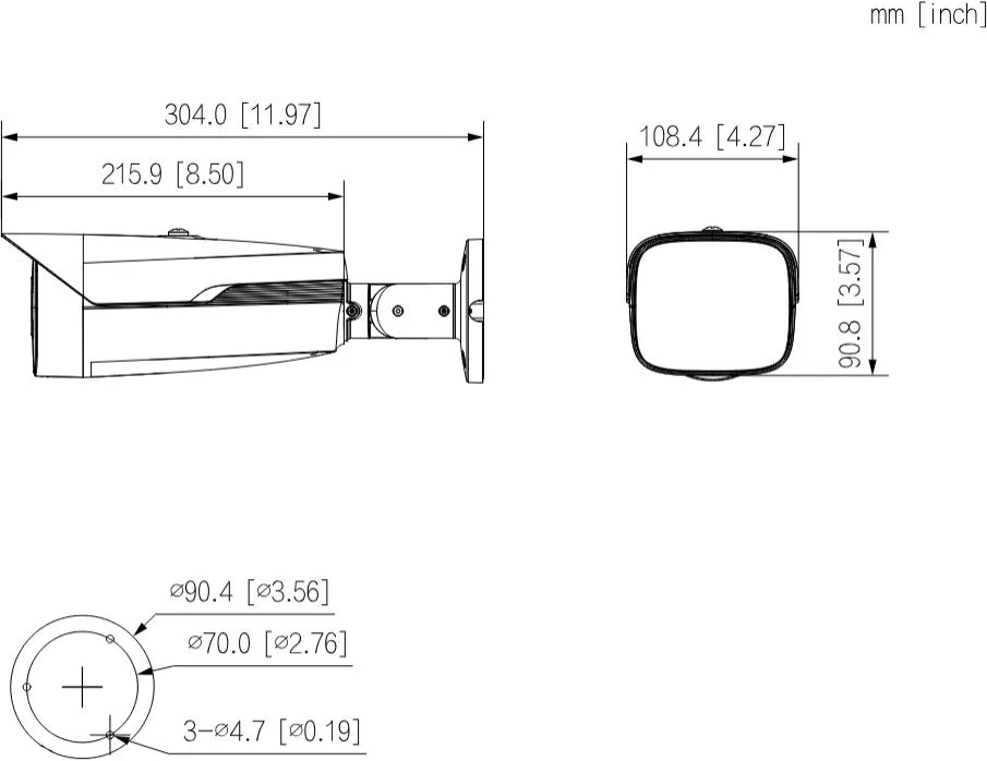 Kamera 4W1 Dahua HAC-HFW1239MH-A-LED-0360B-S3