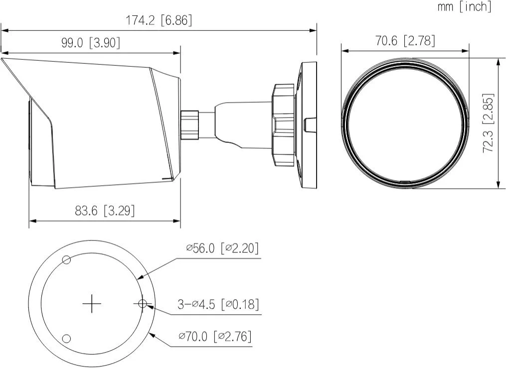 Kamera 4W1 Dahua HAC-HFW1239T-A-LED-0280B-S3