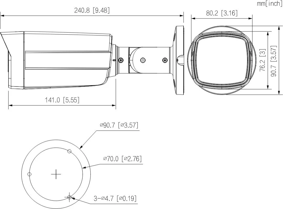 Kamera 4W1 Dahua HAC-HFW1239TM-A-LED-0360B-S3