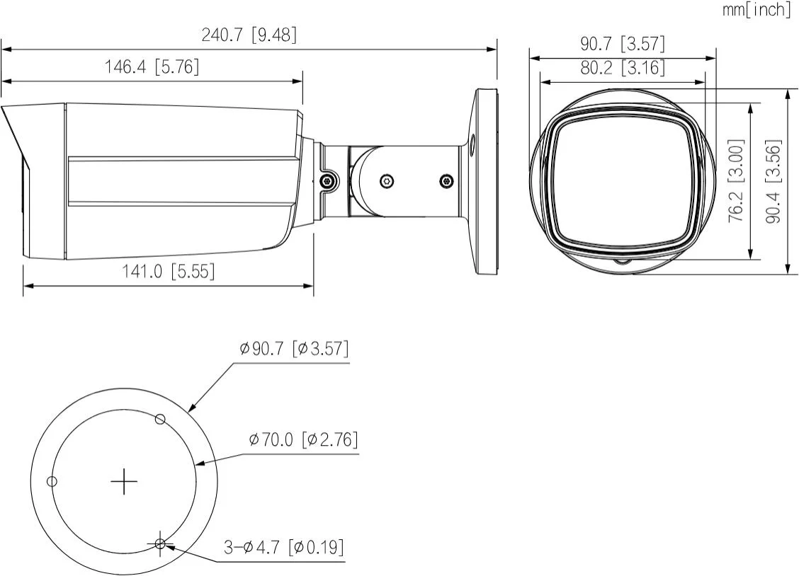 Kamera 4W1 Dahua HAC-HFW1500TH-IL-A-0280B-S3-DIP