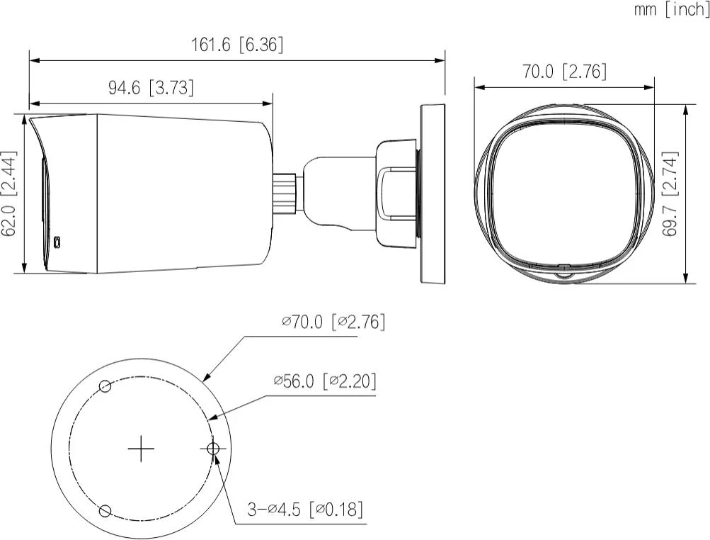 Kamera 4W1 Dahua HAC-HFW1801RL-IL-A-0280B-S3-DIP