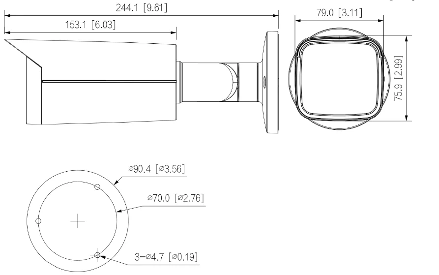 KAMERA 4W1 DAHUA HAC-HFW2802TU-Z-A-27135-S2-DIP