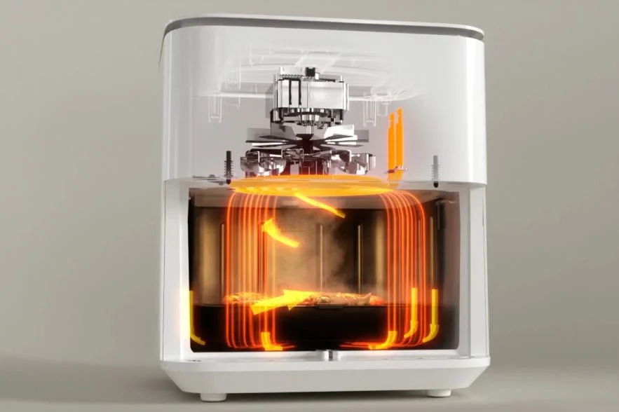 Frytkownica Xiaomi Air Fryer 6,5L 1800W - podgrzewanie konwekcyjne 360°: równomierne gotowanie bez przewracania!