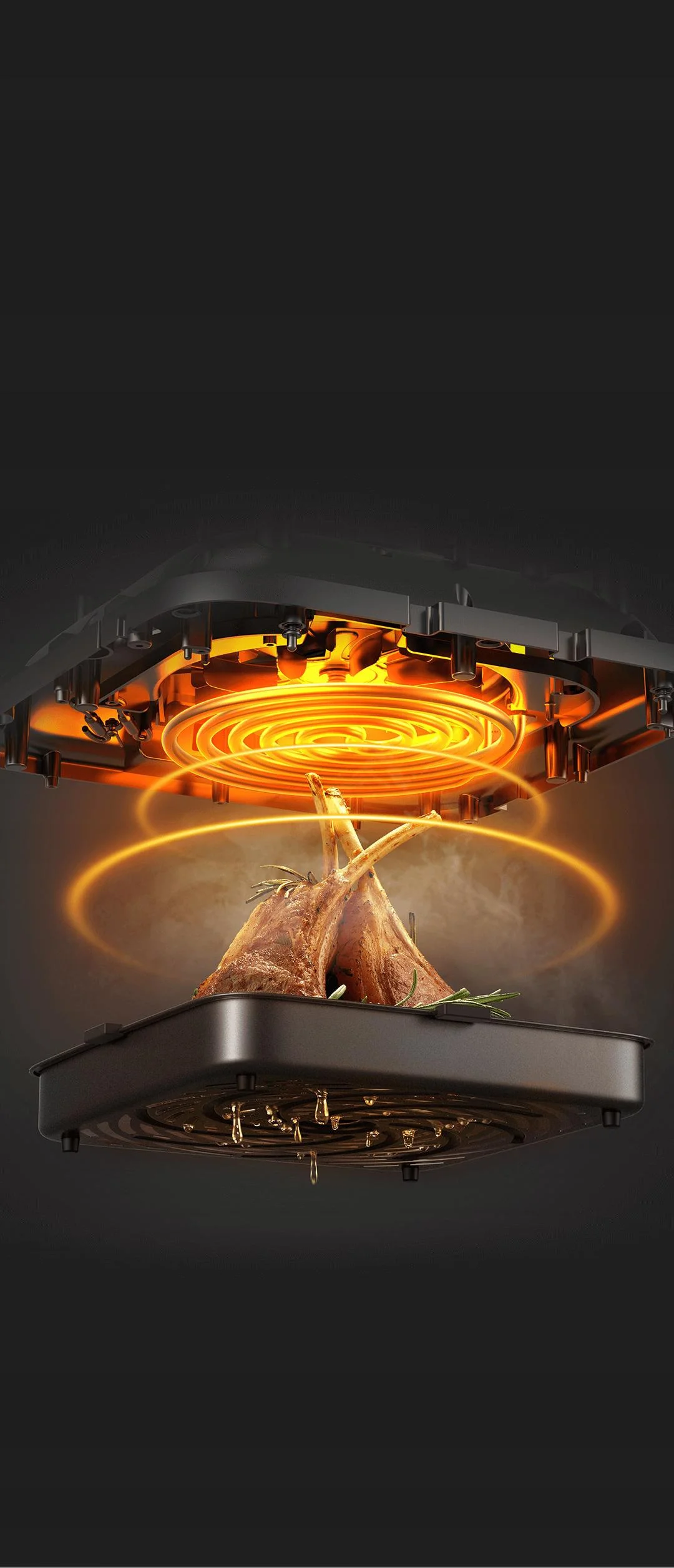 Frytkownica Xiaomi Smart Air Fryer 6.5L - funkcja odtłuszczania w wysokiej temperaturze dla zdrowszej diety!