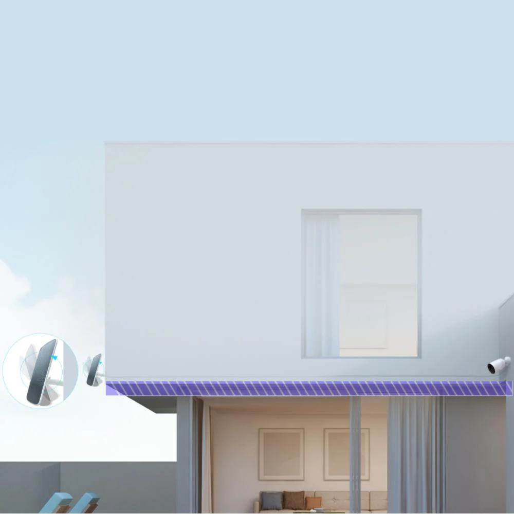 Prosta i elastyczna instalacja kamery Ezviz EB3 z panelem solarnym