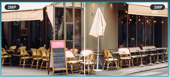 3MP: Wysoka rozdzielczość 3 MP zapewnia ostrzejszy i bardziej precyzyjny obraz, co przekłada się na lepszą obserwację i dokładniejszą analizę.