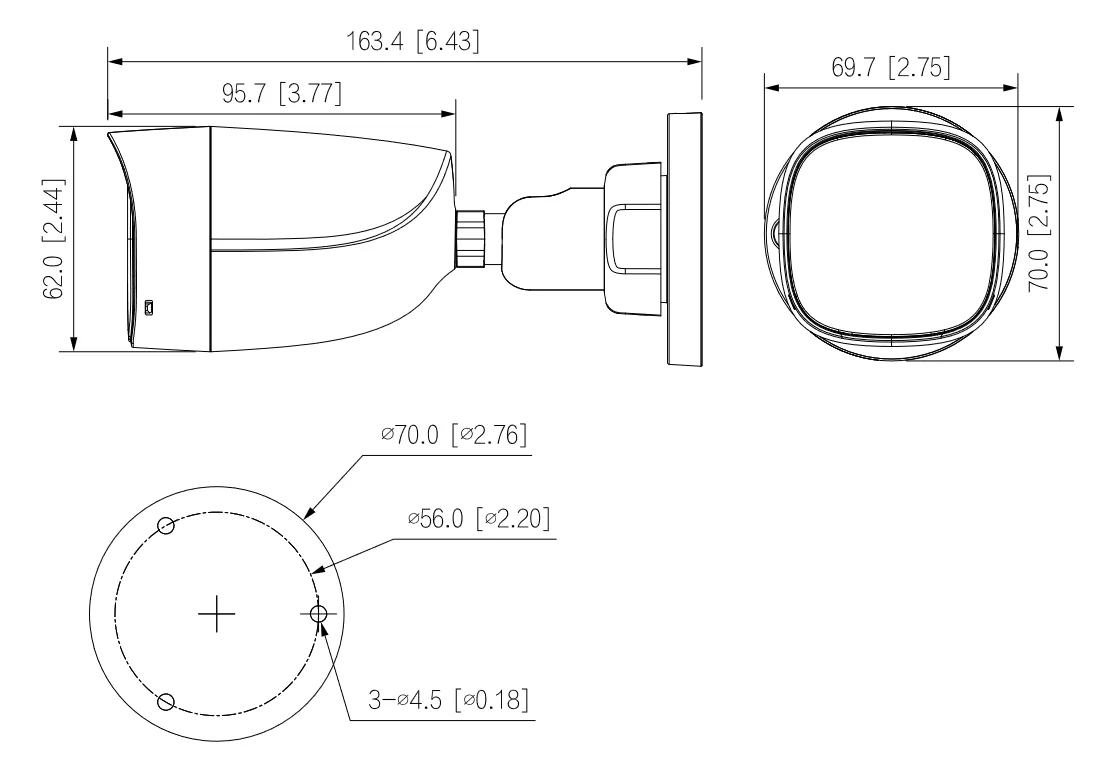 KAMERA DAHUA 4W1 HAC-HFW1500CL-IL-A-0280B-S2