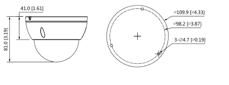KAMERA HDCVI DAHUA HAC-HDBW1500E-0280B