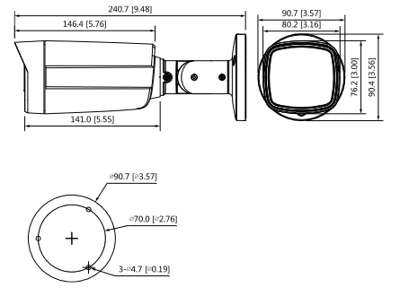 KAMERA HDCVI DAHUA HAC-HFW1239TM-A-LED-0360B-S2