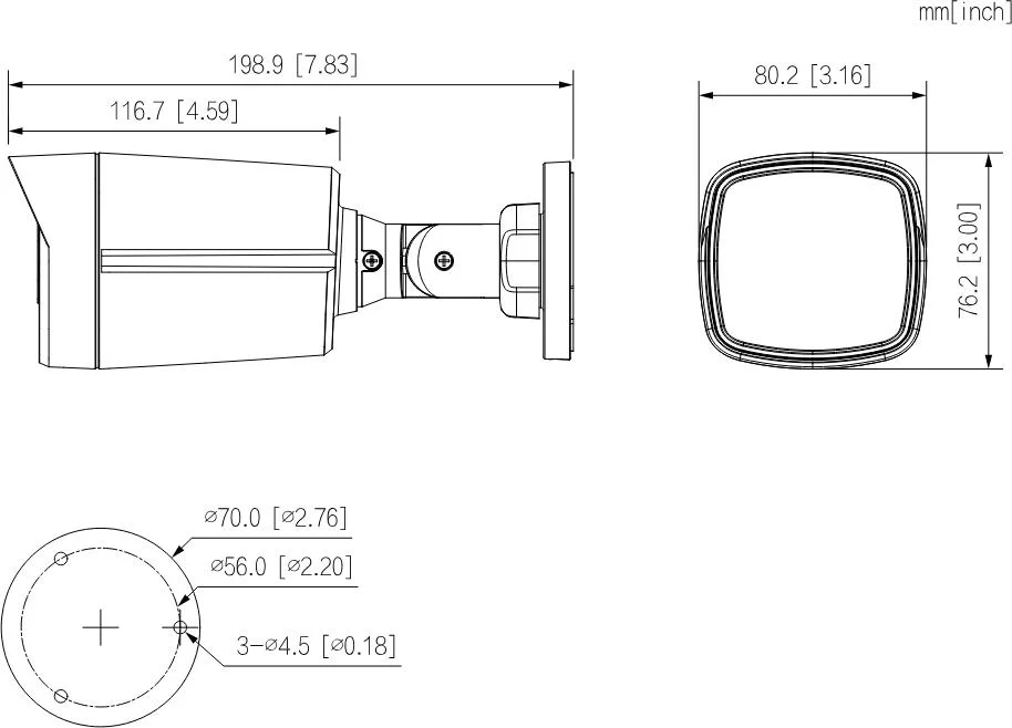 KAMERA HDCVI DAHUA HAC-HFW1500TLM-0280B-S3-DIP