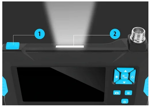 WBUDOWANA LATARKA LED