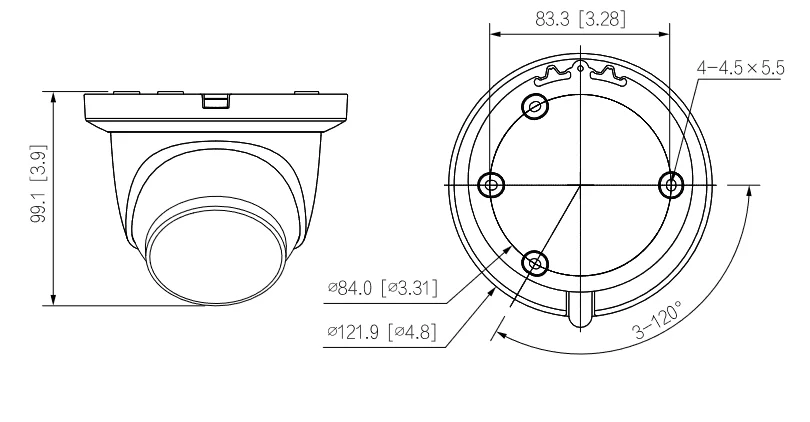 Kamera IP Dahua 8mpx IPC-HDW2849TM-S-IL-0280B-BLACK