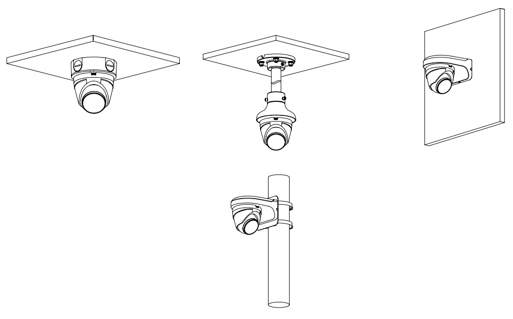 Kamera IP Dahua IPC-HDW1439V-A-IL-BLACK