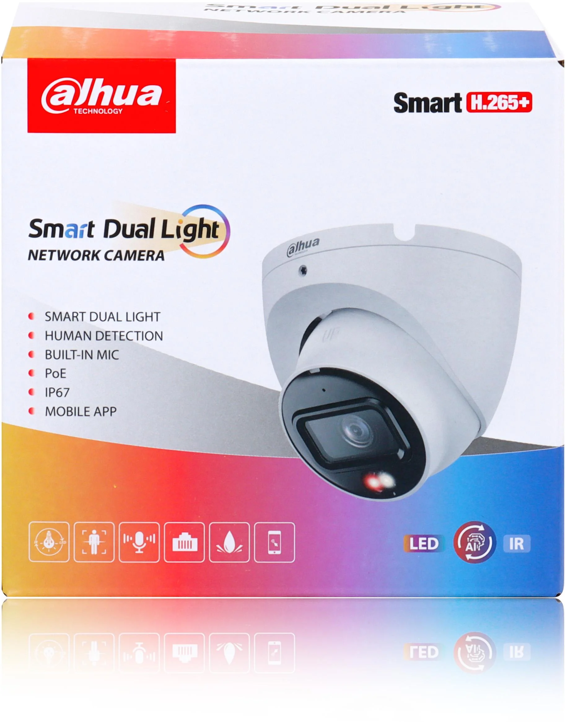 KAMERA IP DAHUA IPC-HDW1639T-A-IL-0280B-S6-BLACK