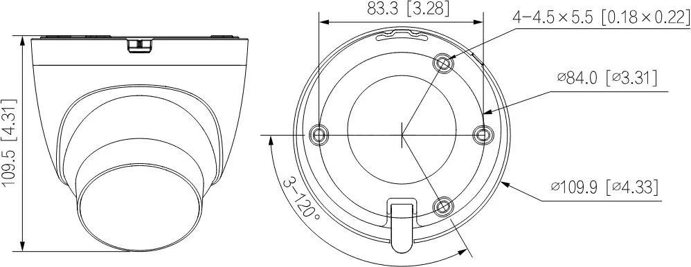 Kamera IP Dahua IPC-HDW2849T-S-LED-0280B-PRO