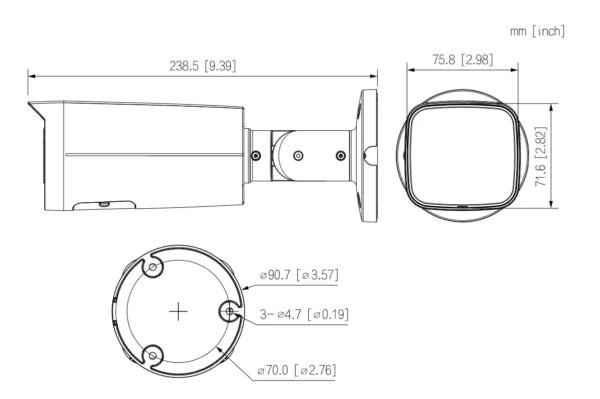 kamera ip dahua ipc hfw2449t as il 0360b black d414dd11b4114383b20b75634f550f1d