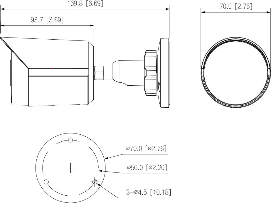 Kamera IP Dahua IPC-HFW2649S-S-IL-0280B-BLACK