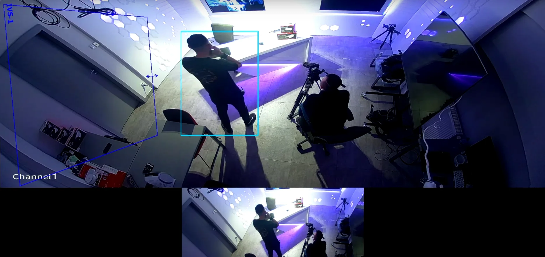 Przykładowy podgląd z kamery