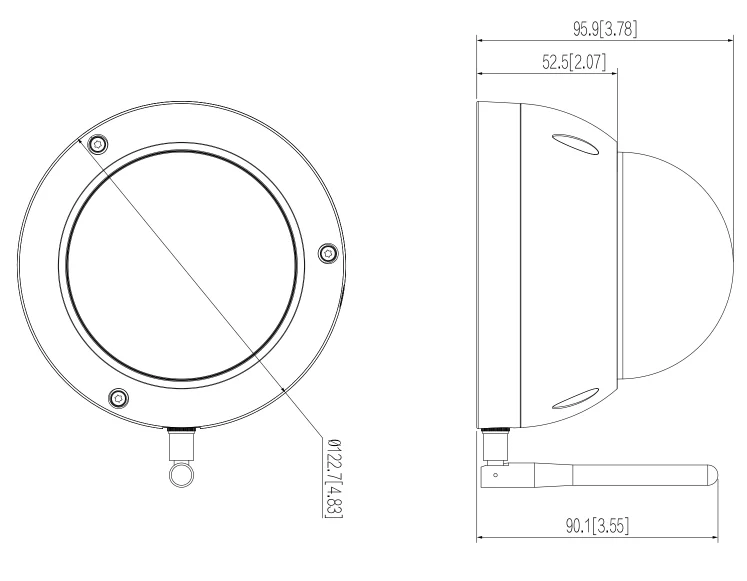 KAMERA IP DAHUA SD22204DB-GNY-W