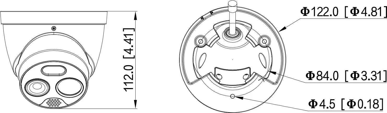 Kamera IP Dahua TPC-DF1241-TB7F8-DW-S8