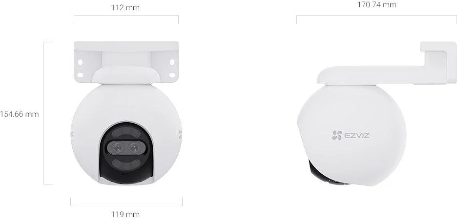 Kamera IP Ezviz H80x Dual 4K 8MP+2MP 4mm