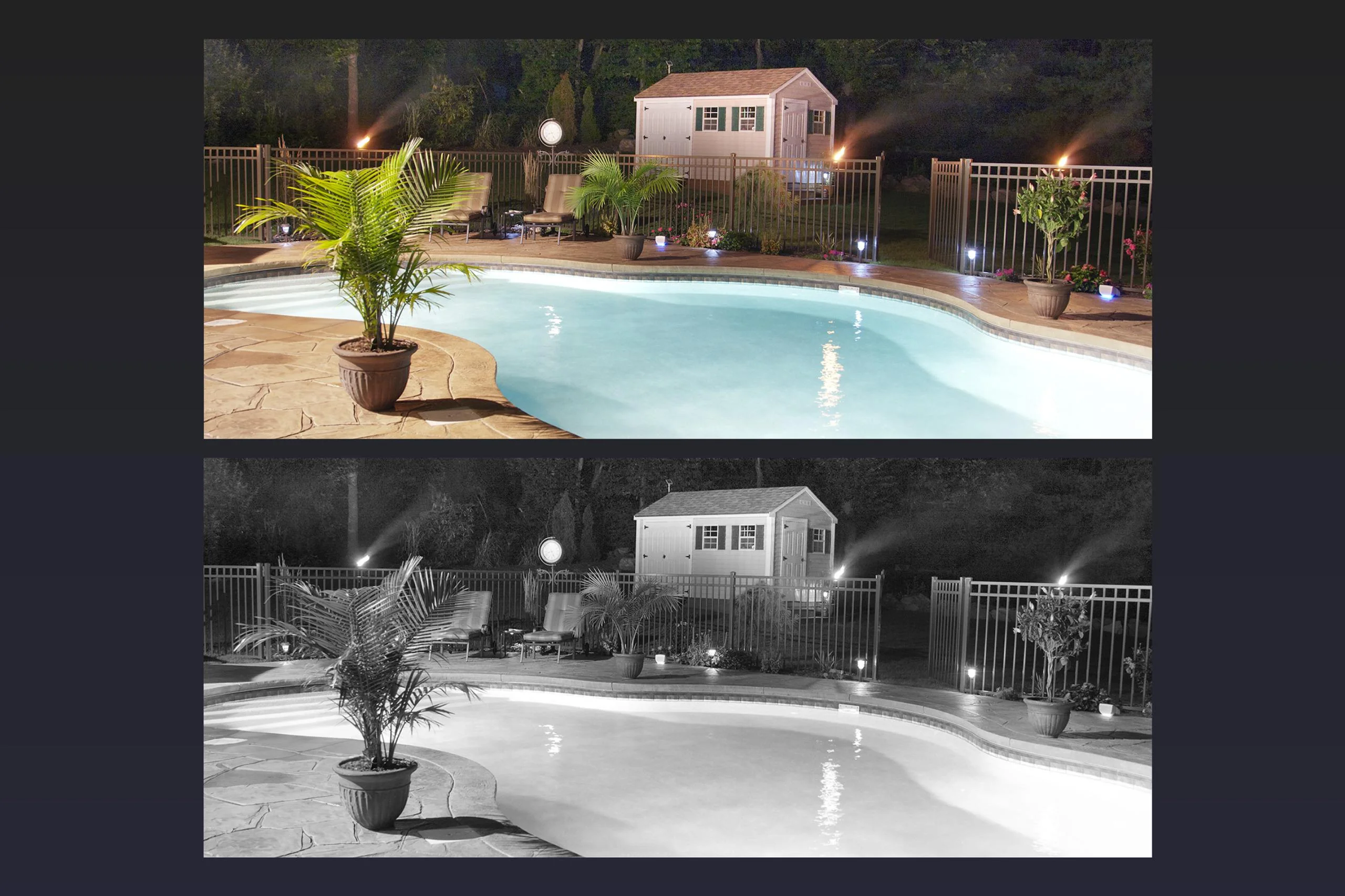 Noc jest teraz jasna i pełna kolorów