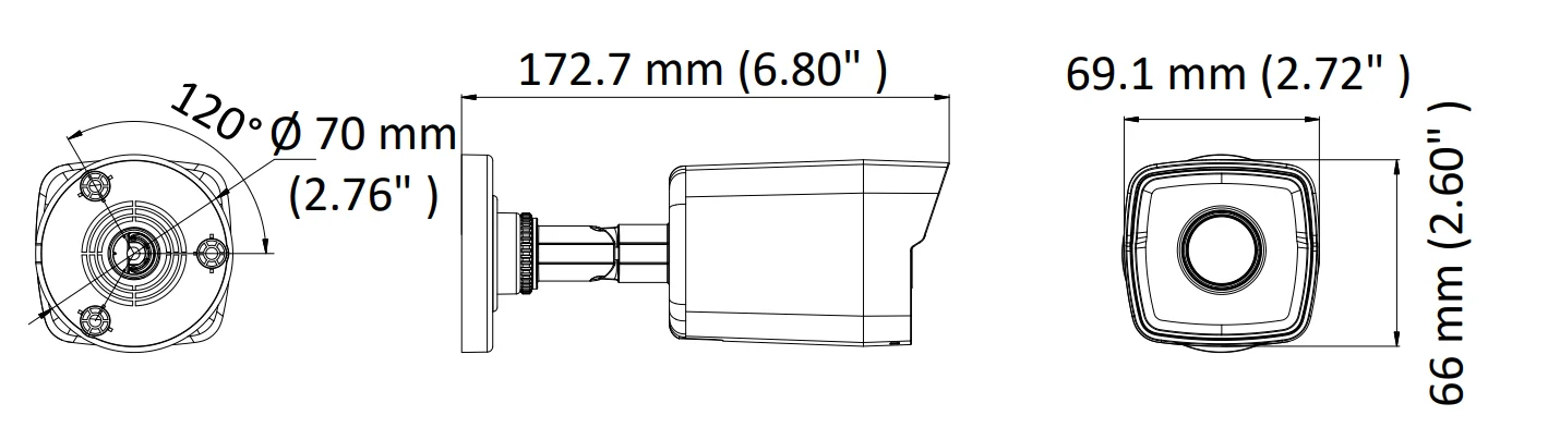 Kamera IP HIKVISION DS-2CD1041G0-I/PL (2.8 mm)